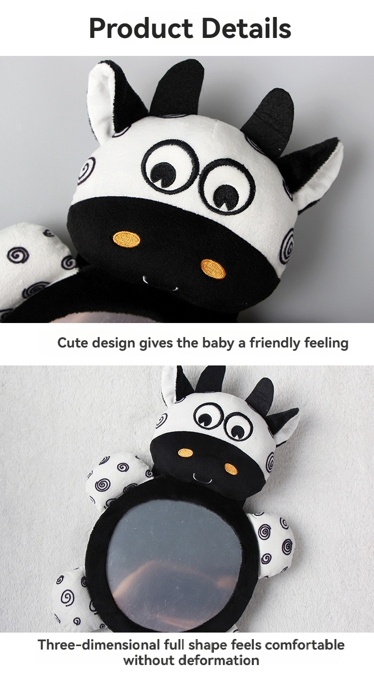 Car Accessories For Baby - Black and White Series Child Seat