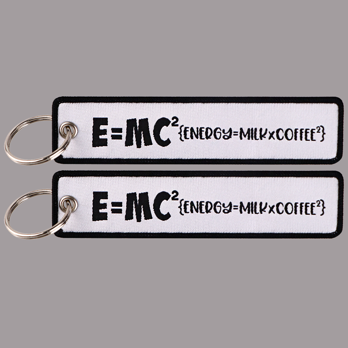 Car Accessories Quotation - 1PCS Quotations Series Embroidered Keys Tag
