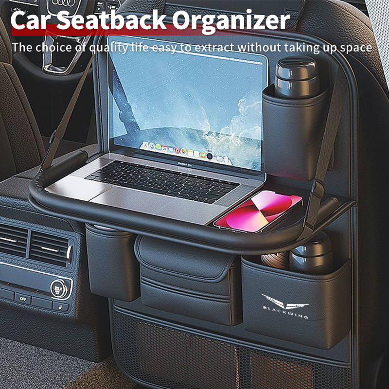 Back Seat Car Table - Car accessories interior PU Leather Backseat
