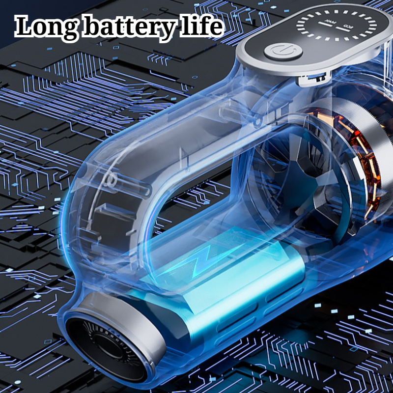 Car Vacuum Cleaner - Car vacuum cleaner wireless one-button dust