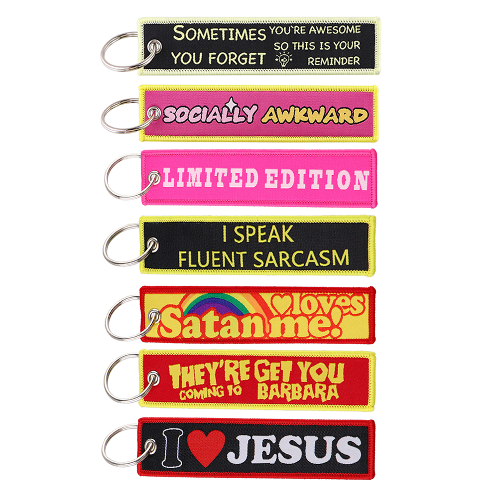 Car Accessories Quotation - I Love Jesus Quotation Embroidered Cute