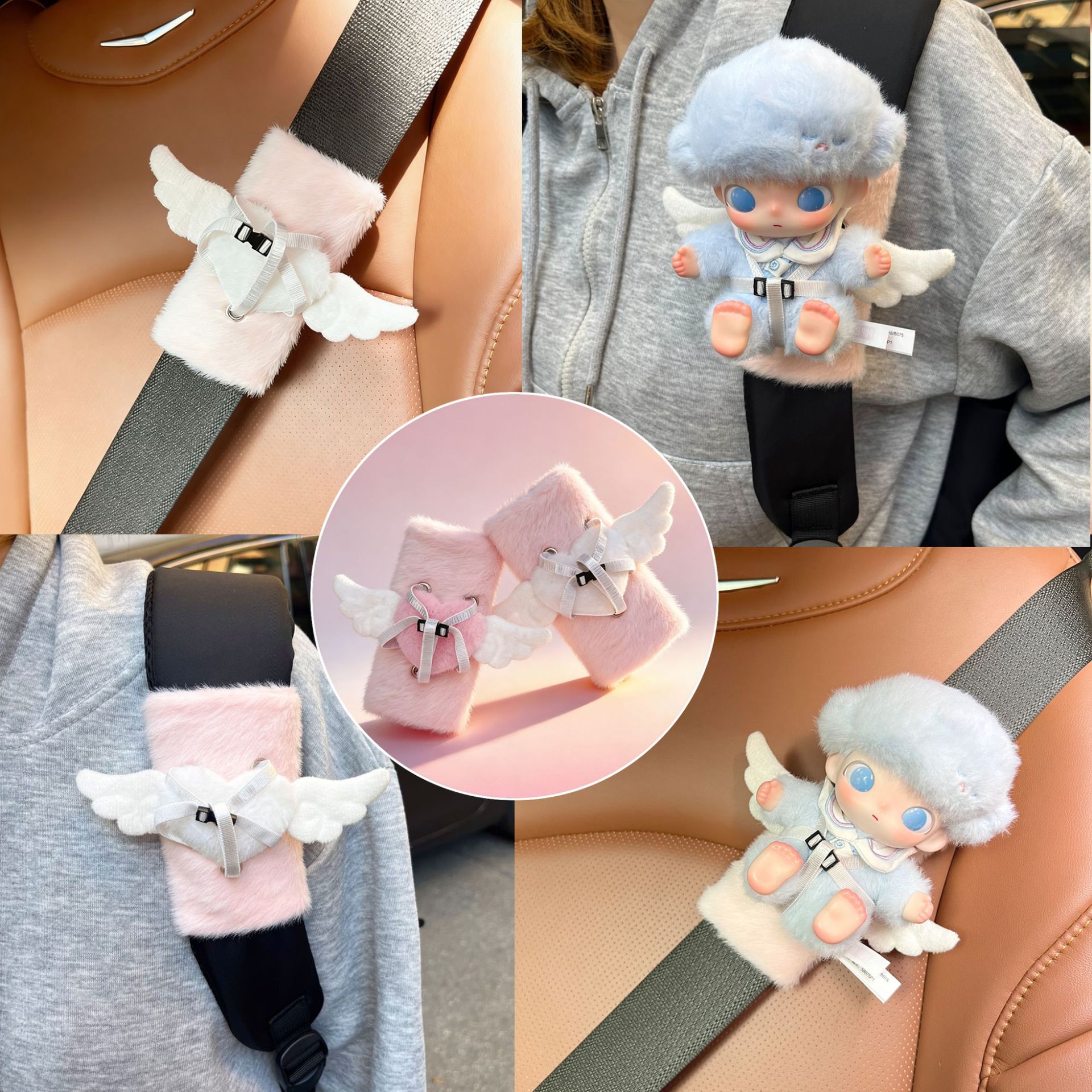 Car Accessories Essentials - NEW 1PCS Car Cartoon Soft Seat