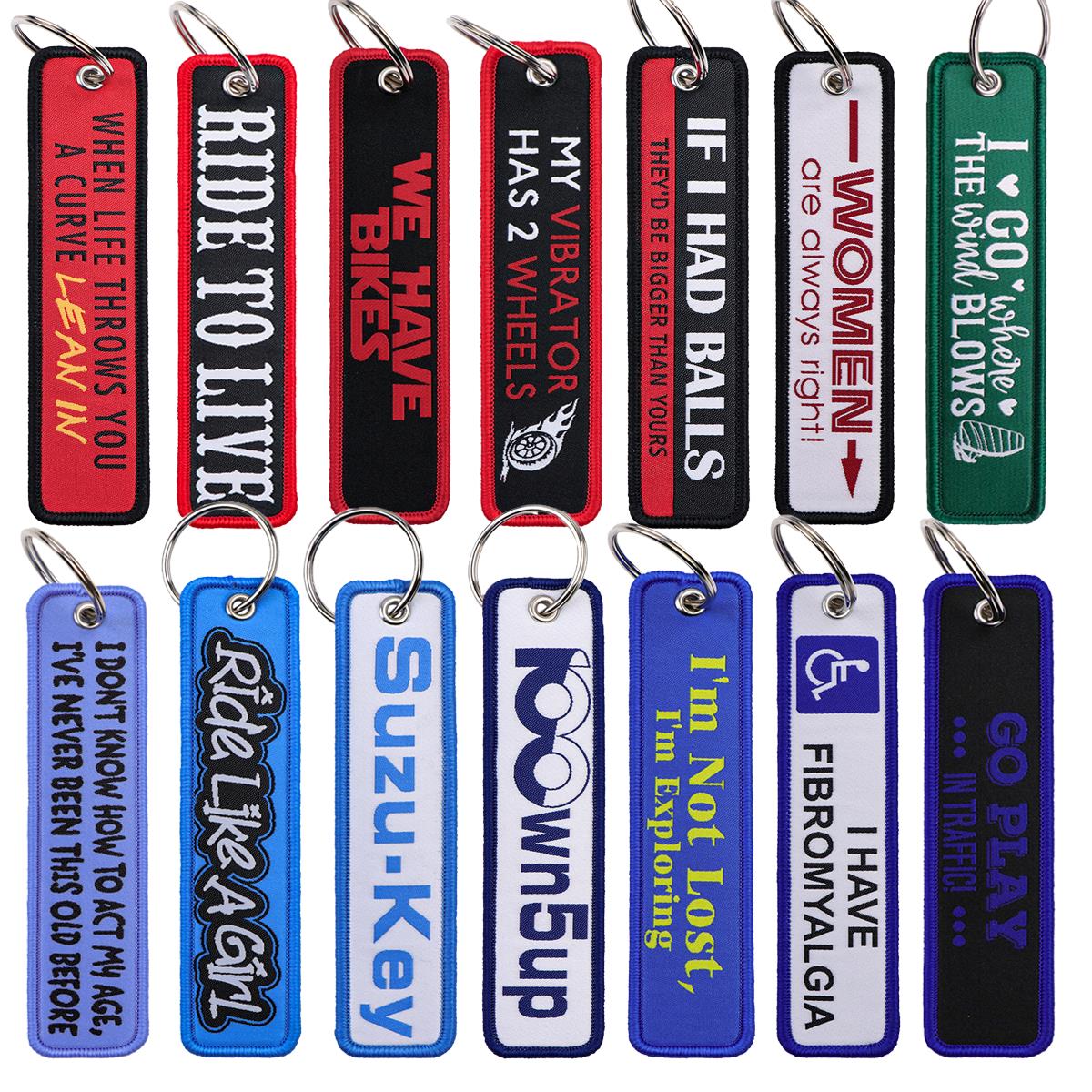 1PC Biker Phrase Embroidered K - مراجعة Car Accessories Quotation وسعره