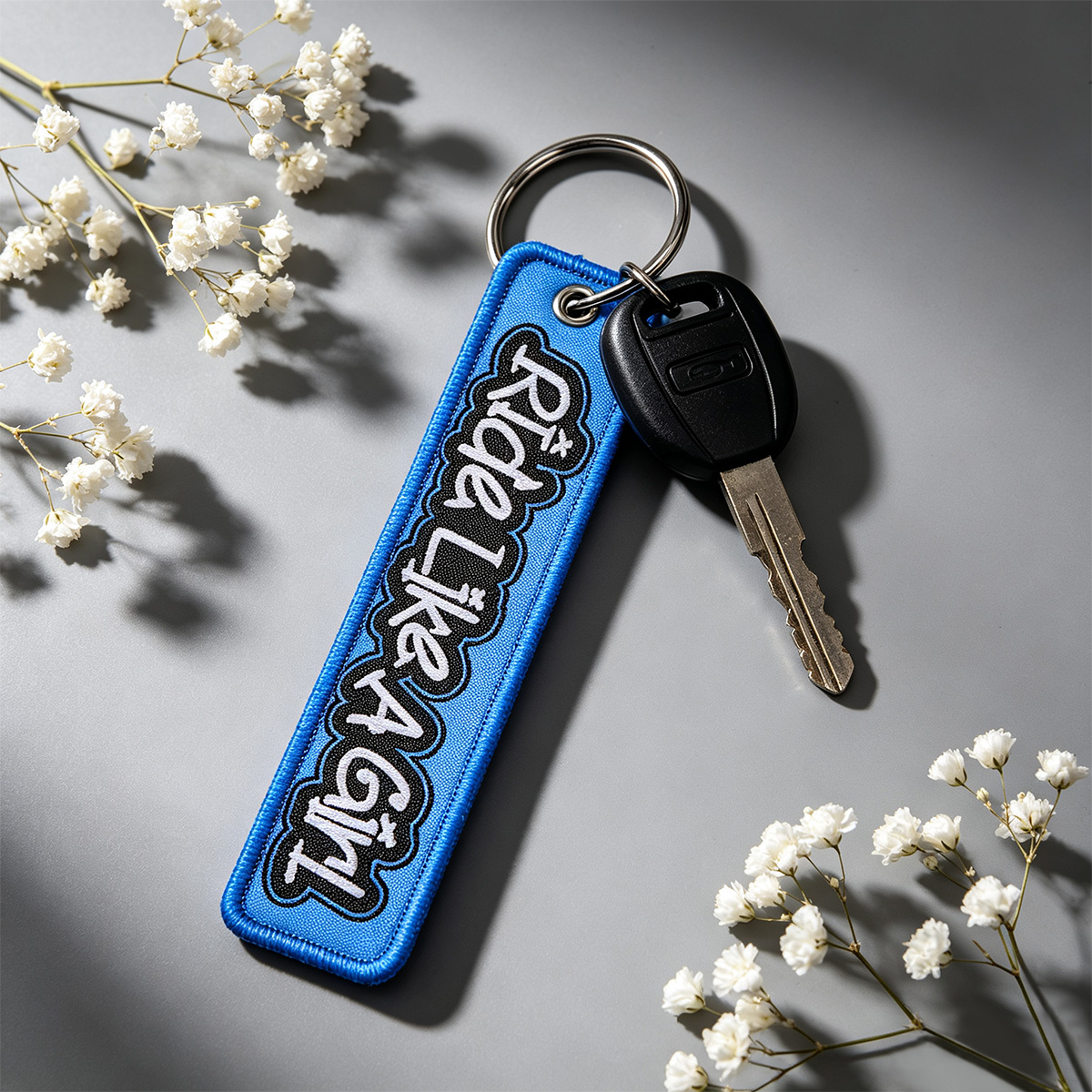 1PC Biker Phrase Embroidered K - مراجعة Car Accessories Quotation وسعره