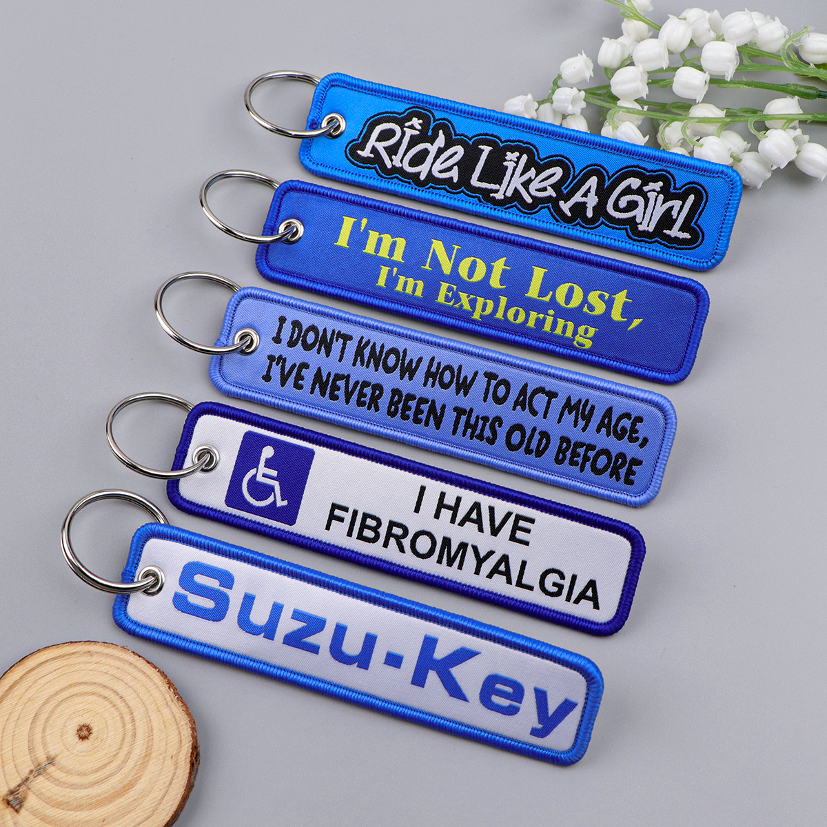 1PC Biker Phrase Embroidered K - مراجعة Car Accessories Quotation وسعره