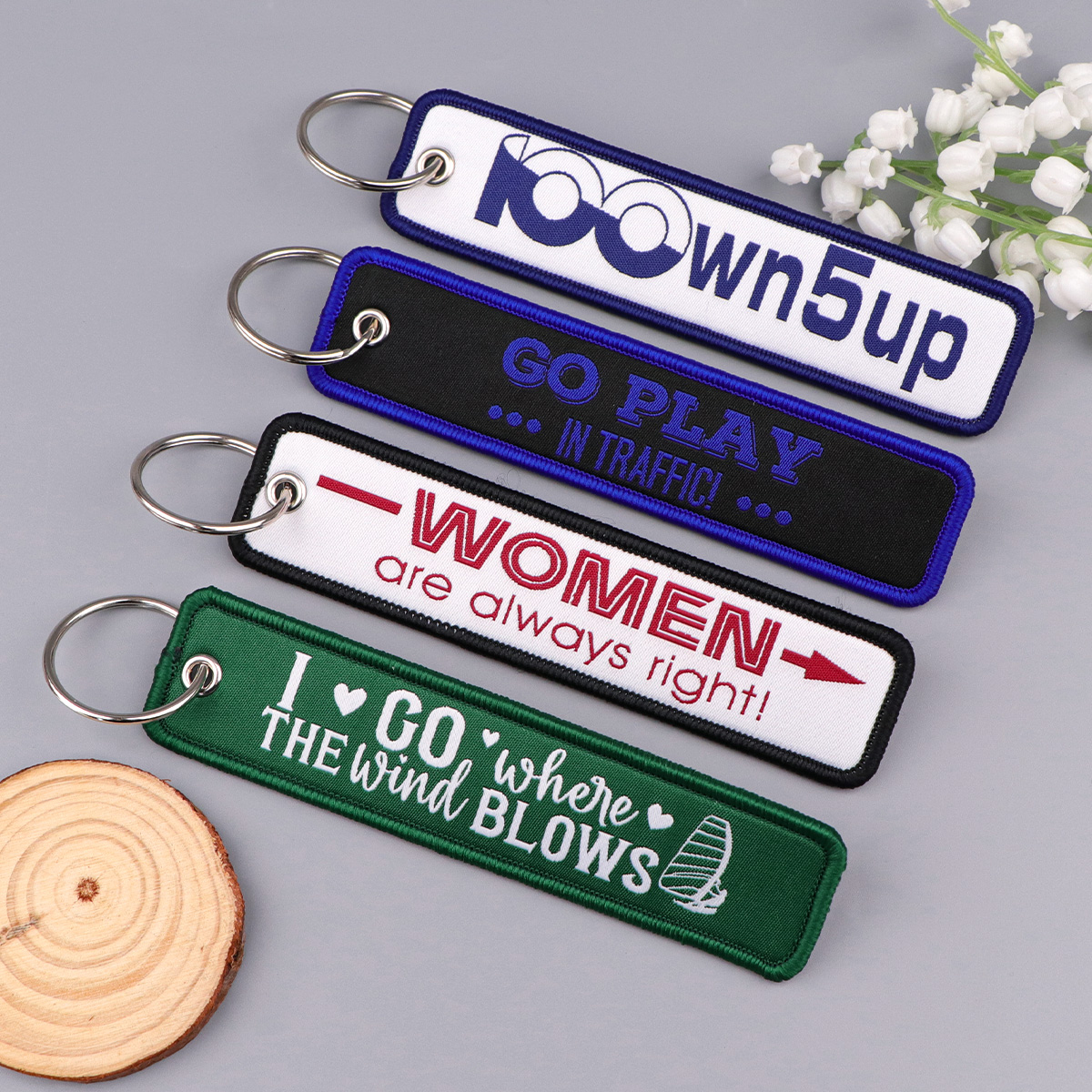 1PC Biker Phrase Embroidered K - مراجعة Car Accessories Quotation وسعره