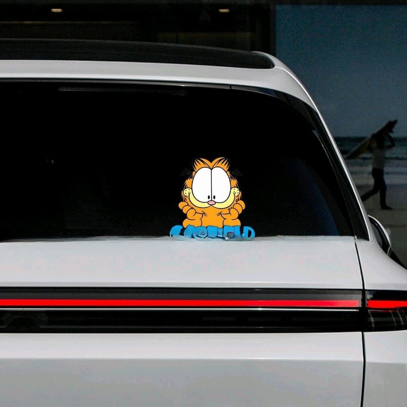 Creative cartoon cute Garfield - مراجعة Car Accessories Workshop وسعره
