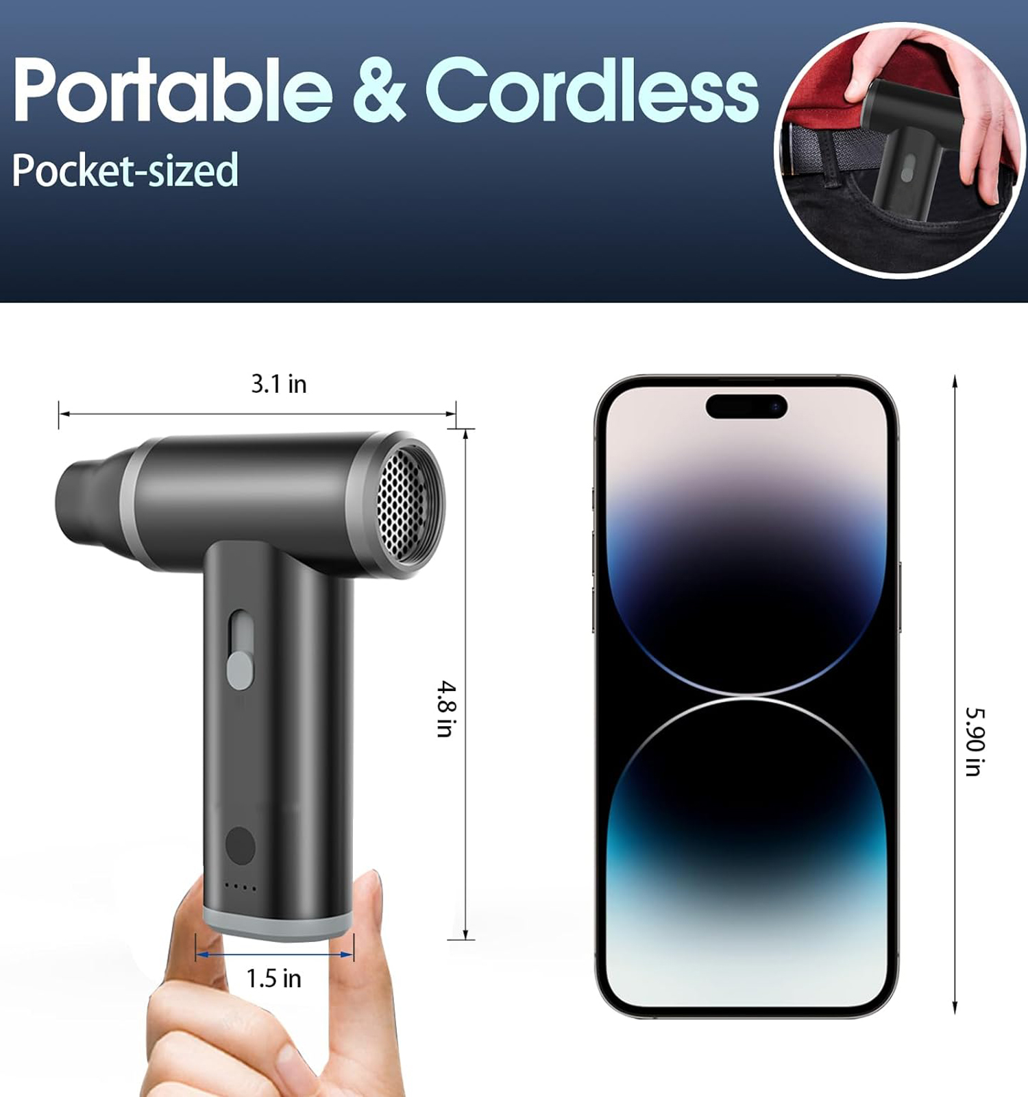 New Wireless High Suction Auto - مراجعة Car Vacuum Cleaner وسعره