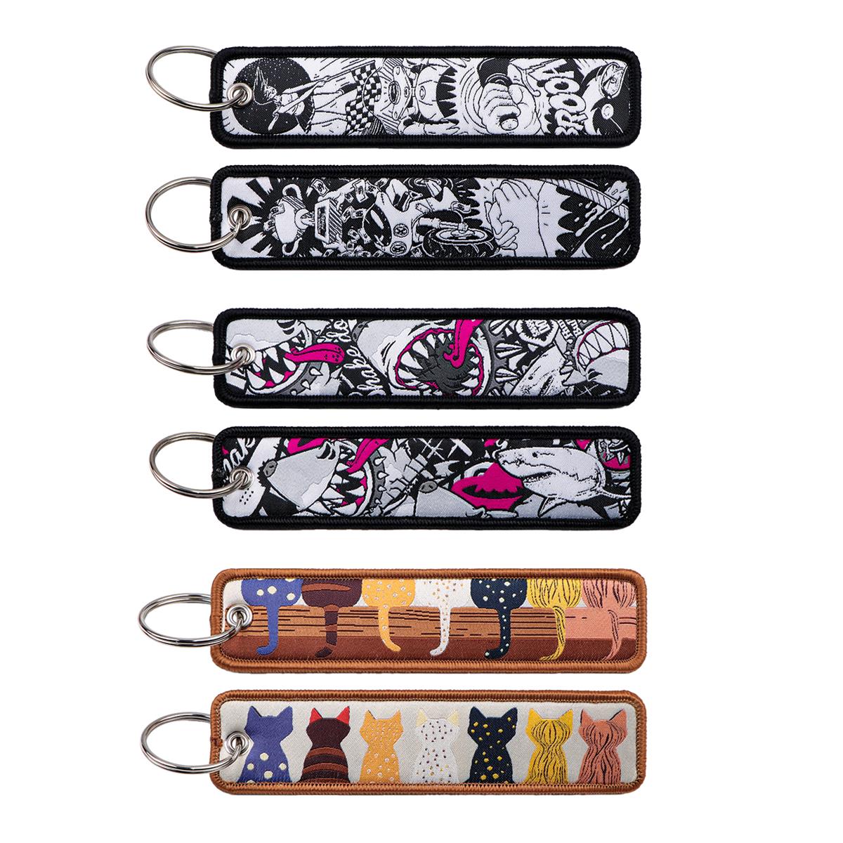 1PC Anime Shark Cat Embroidere - مراجعة Car Accessories Quotation وسعره