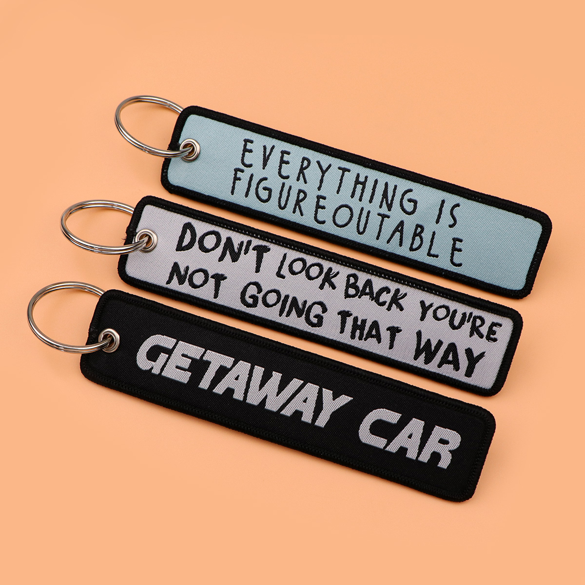 1pcs Skeleton Quotation Embroi - مراجعة Car Accessories Quotation وسعره