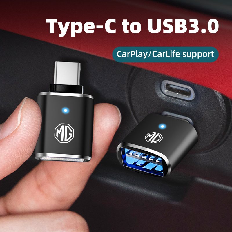 Car LED Type C To USB 3.0 Adap - مراجعة Car Accessories Essentials وسعره