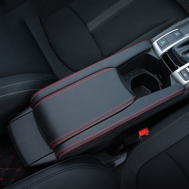 Leather Car Center Console Arm - مراجعة Car Accessories Honda وسعره
