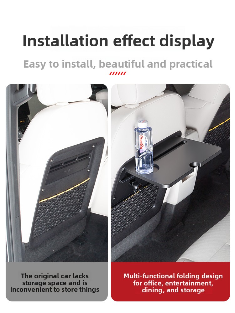 For Chery iCAUR iCAR V23 Car F - مراجعة Back Seat Car Table وسعره