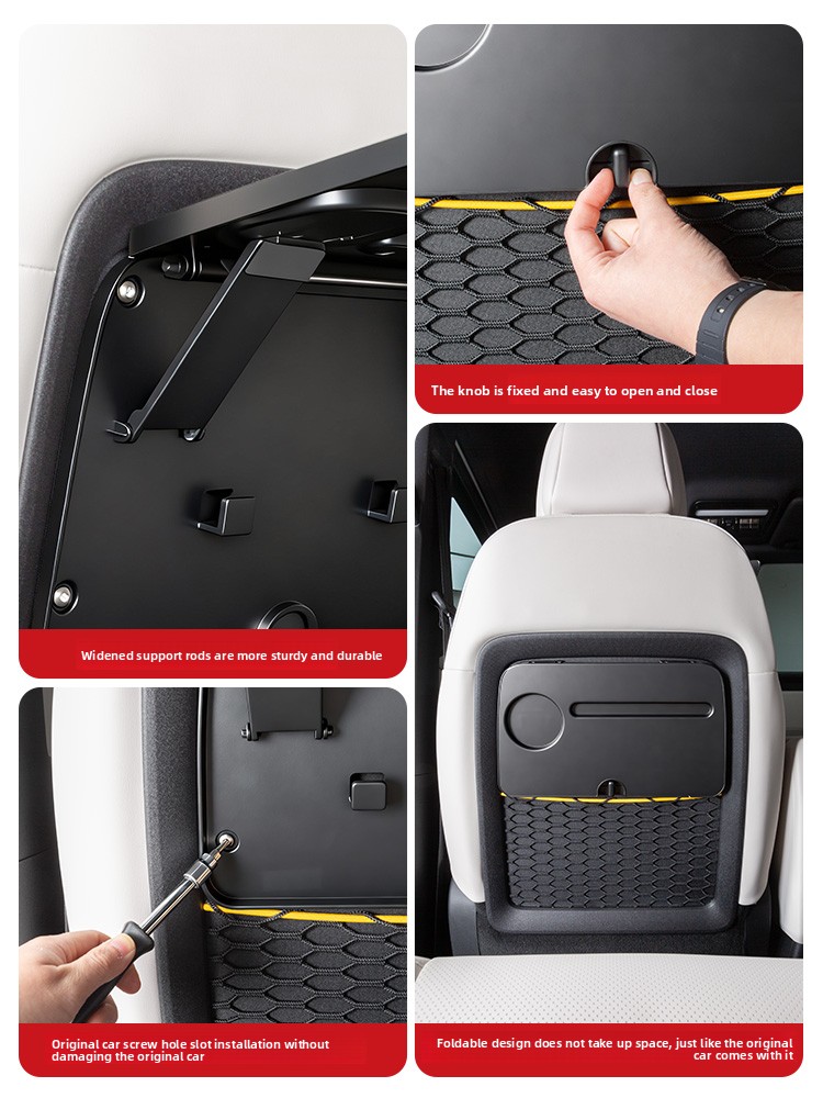 For Chery iCAUR iCAR V23 Car F - مراجعة Back Seat Car Table وسعره