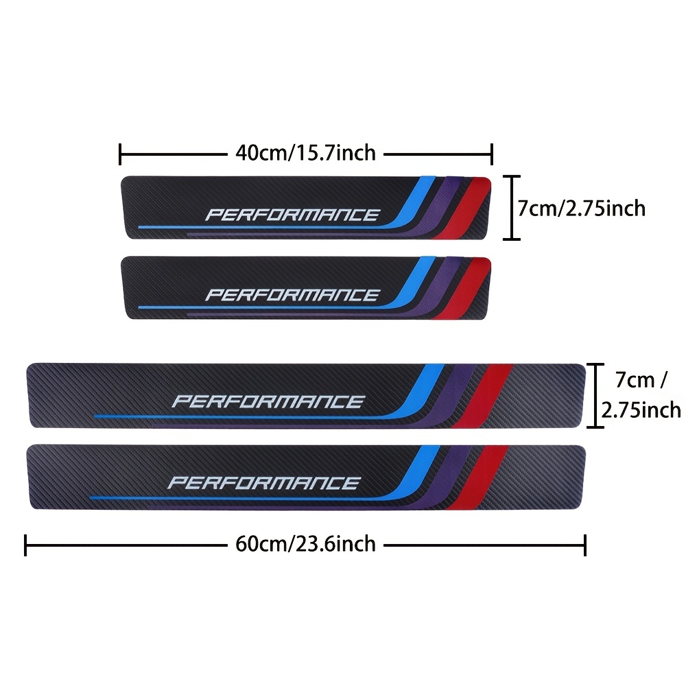 4pcs Carbon Fiber Sill Plate S - مراجعة Car Accessories Nz وسعره