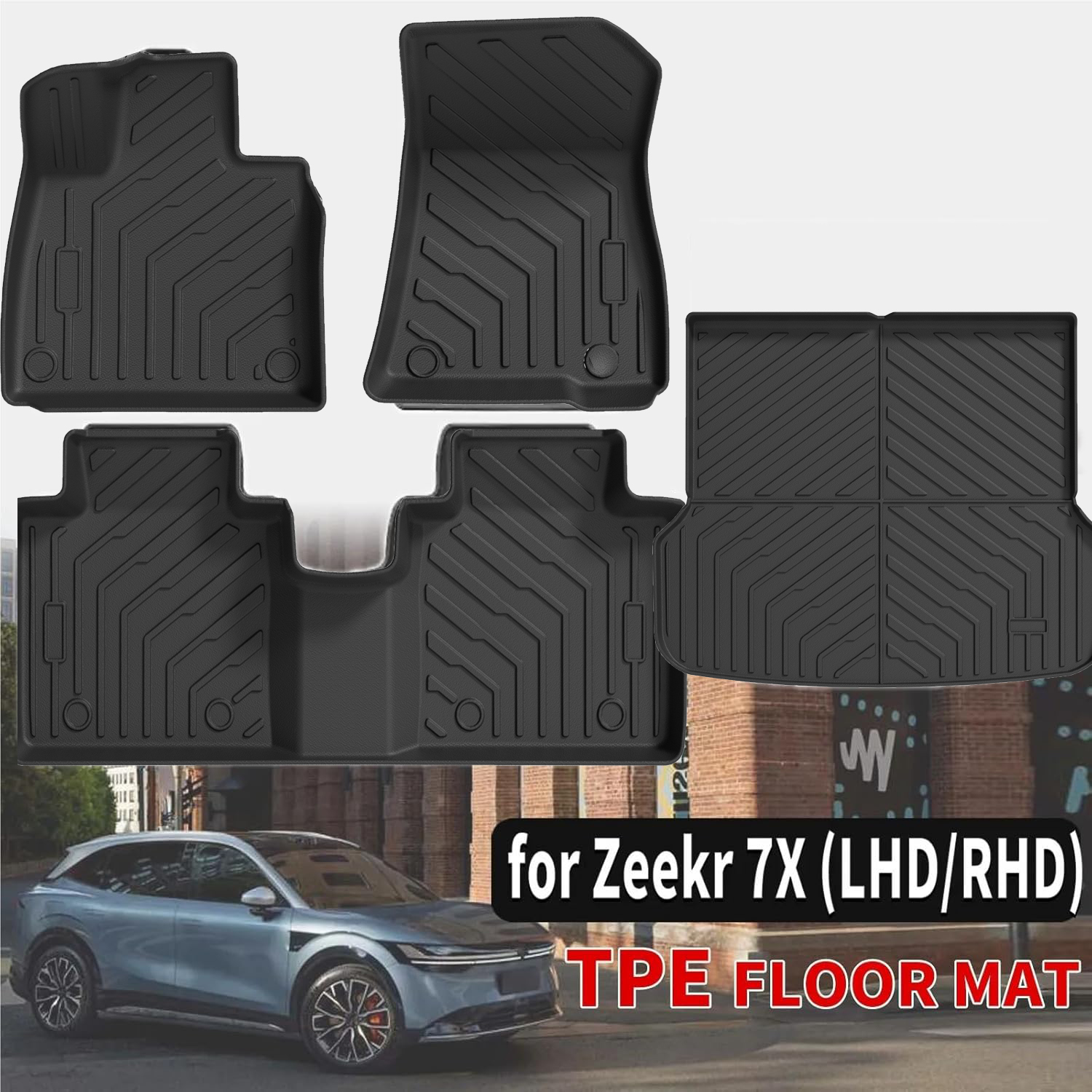 TPE Floor Mats for Zeekr 7X 20 - مراجعة Car Floor Mat Rubber وسعره