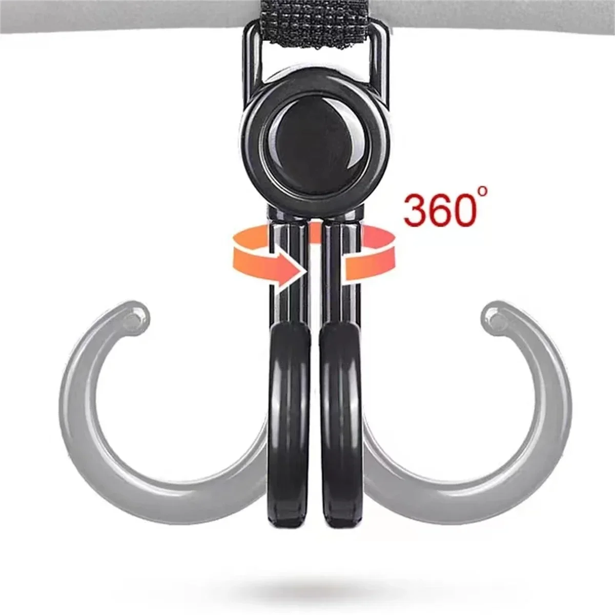2PCS Hooks for Stroller Car Sh - مراجعة Car Accessories For Baby وسعره