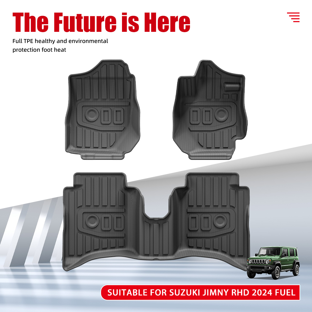 3D TPE Car Floor Mat Fuel LHD  - مراجعة Car Floor Mat Rubber وسعره