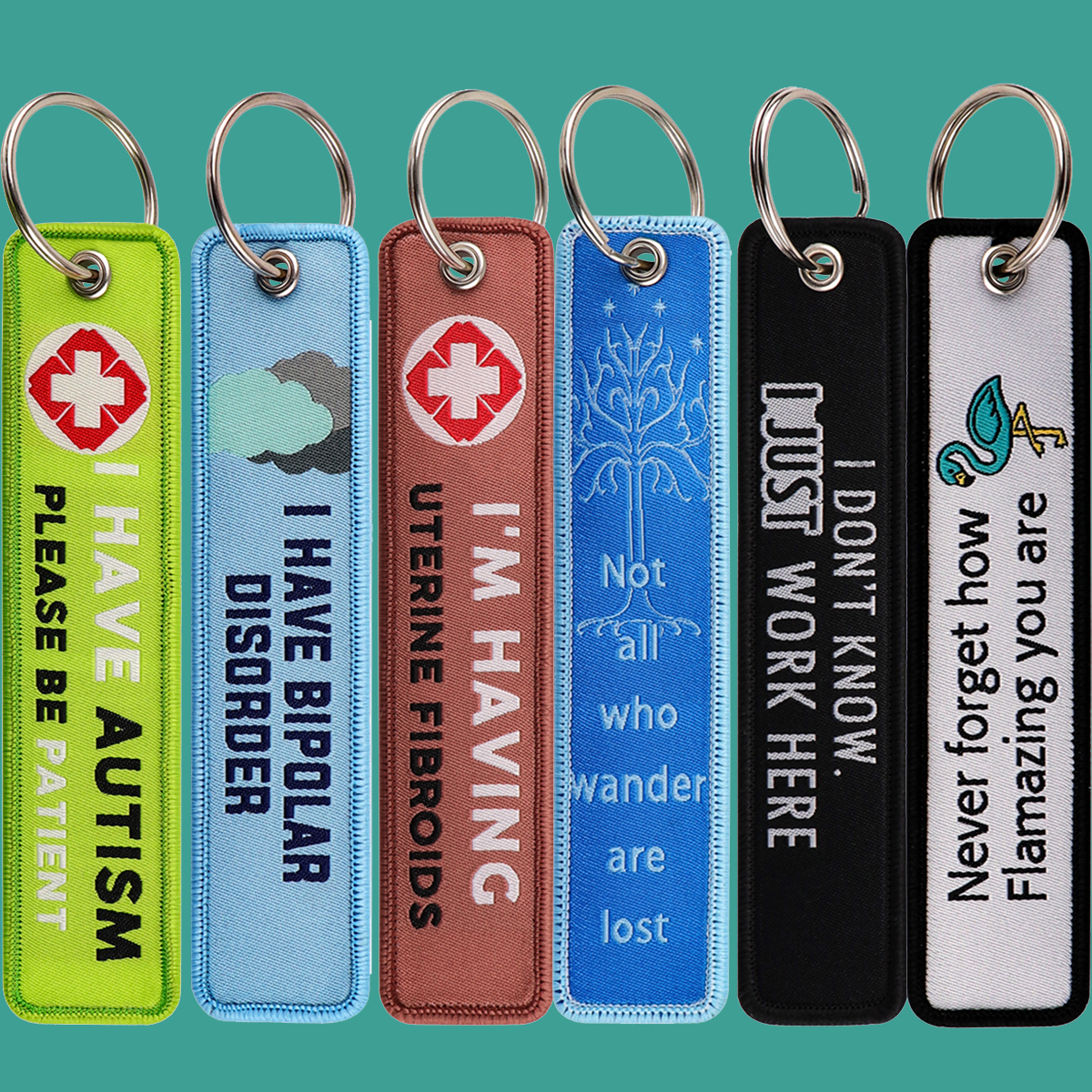 Autism Quotations Car Keychain - مراجعة Car Accessories Quotation وسعره