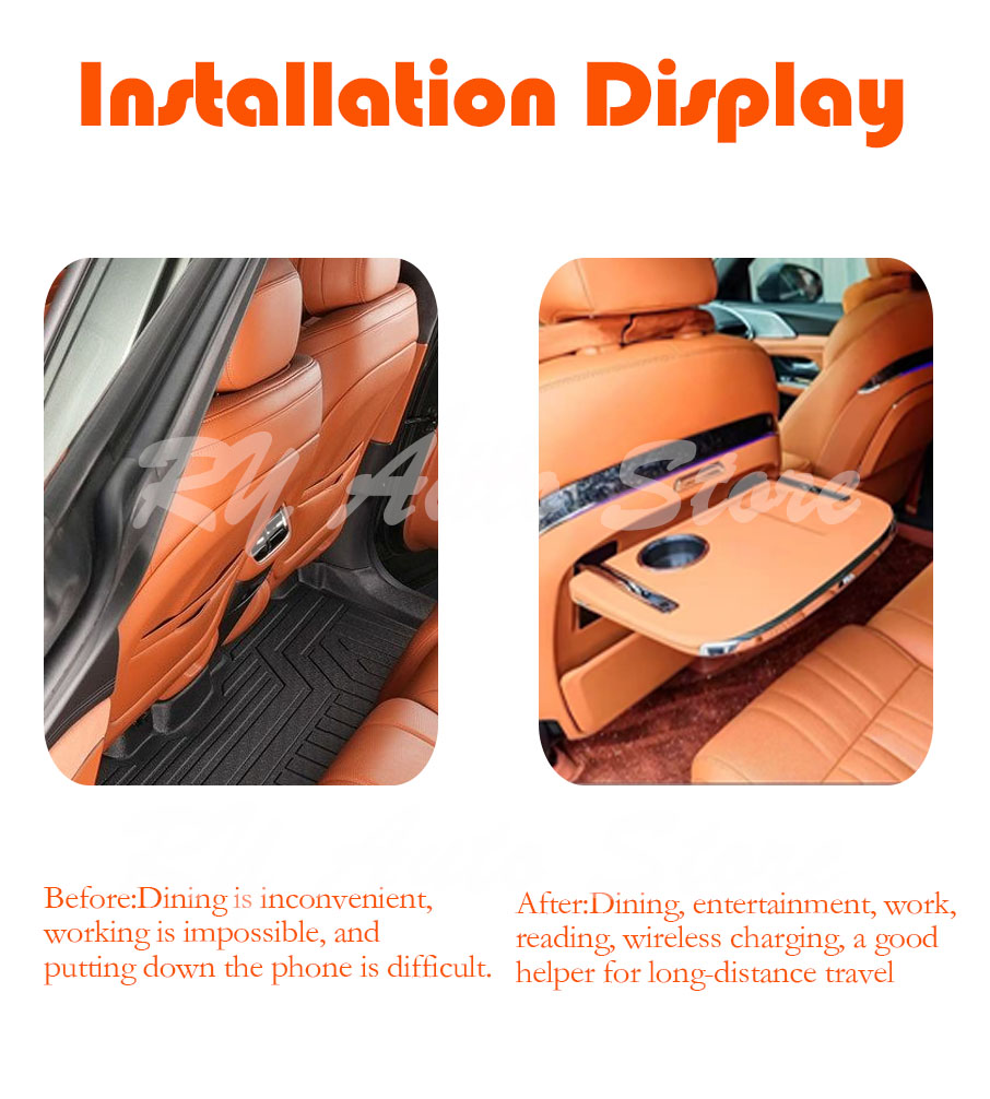 1PC Car Back Seat Table For GA - مراجعة Back Seat Car Table وسعره