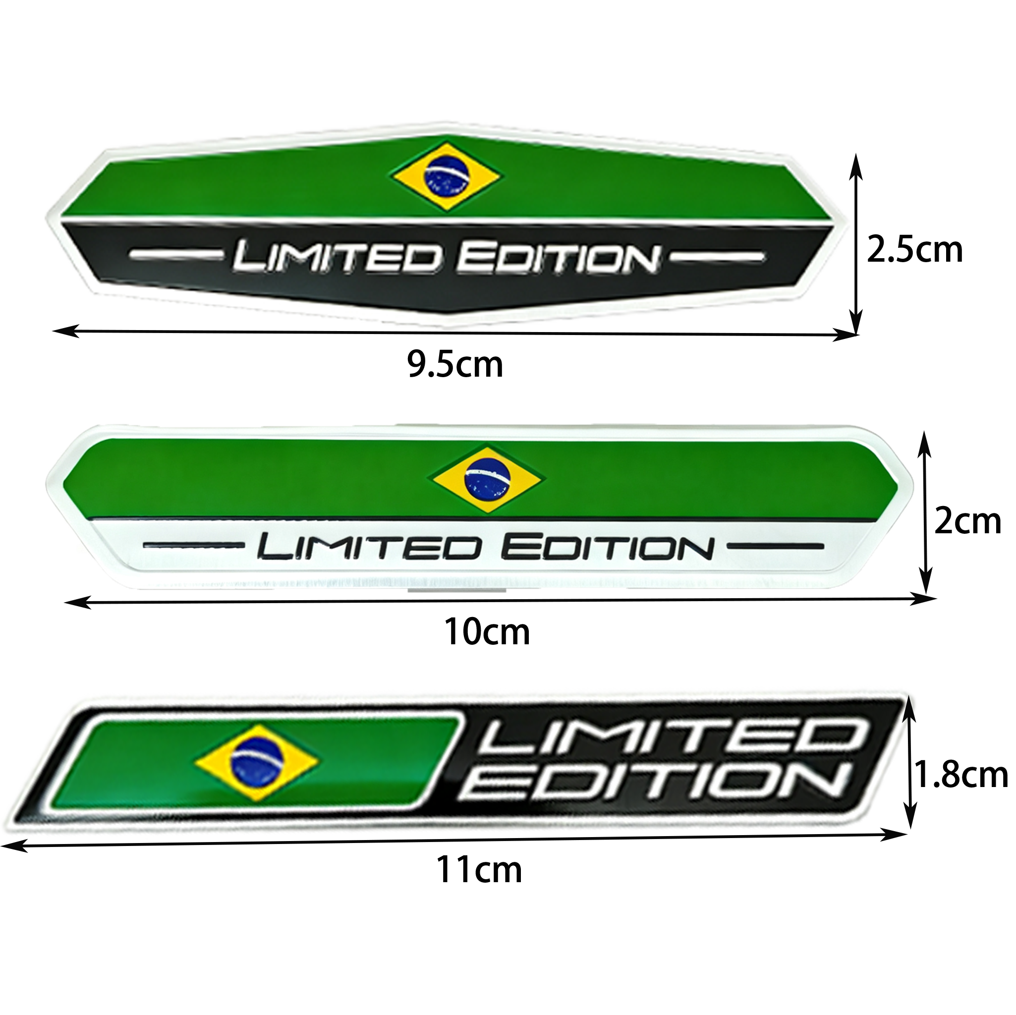 Brazil Flag Aluminum Car Stick - مراجعة Car Accessories Bahrain وسعره