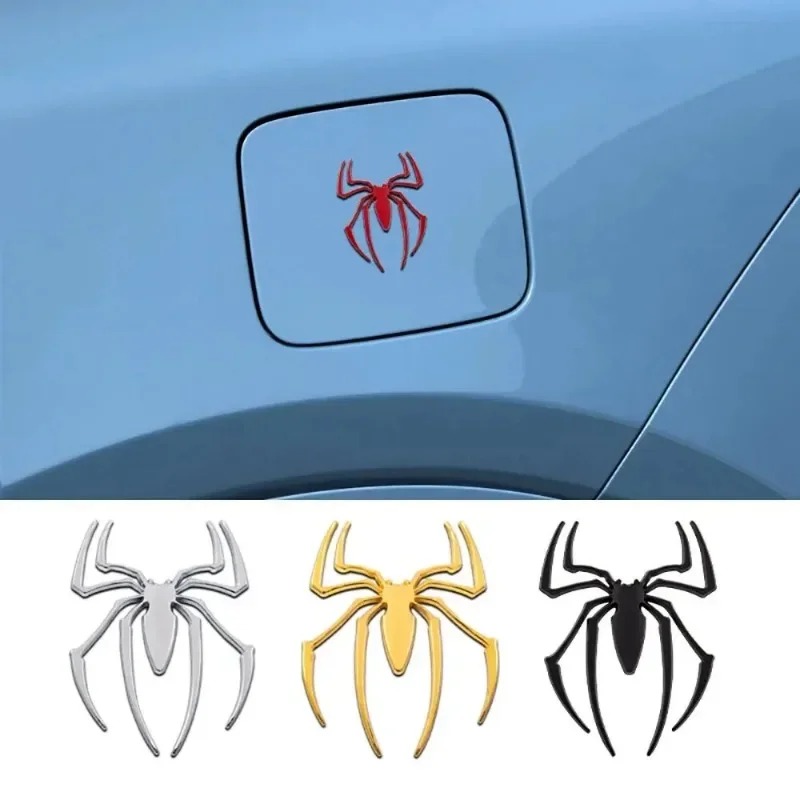 3D metal car stickers, spider  - مراجعة Car Accessories Exterior وسعره