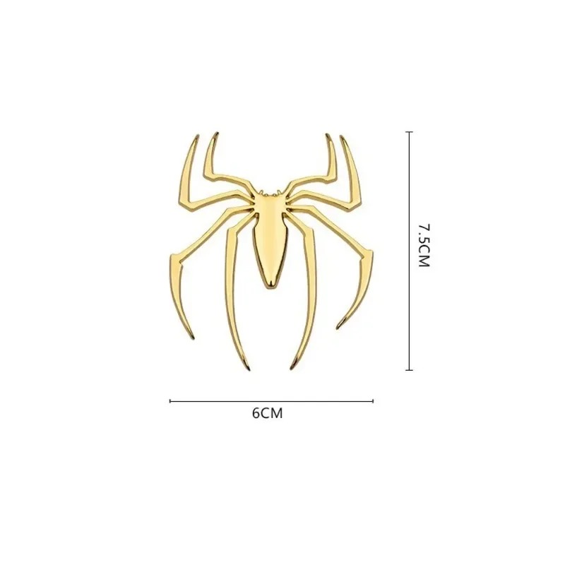 3D metal car stickers, spider  - مراجعة Car Accessories Exterior وسعره