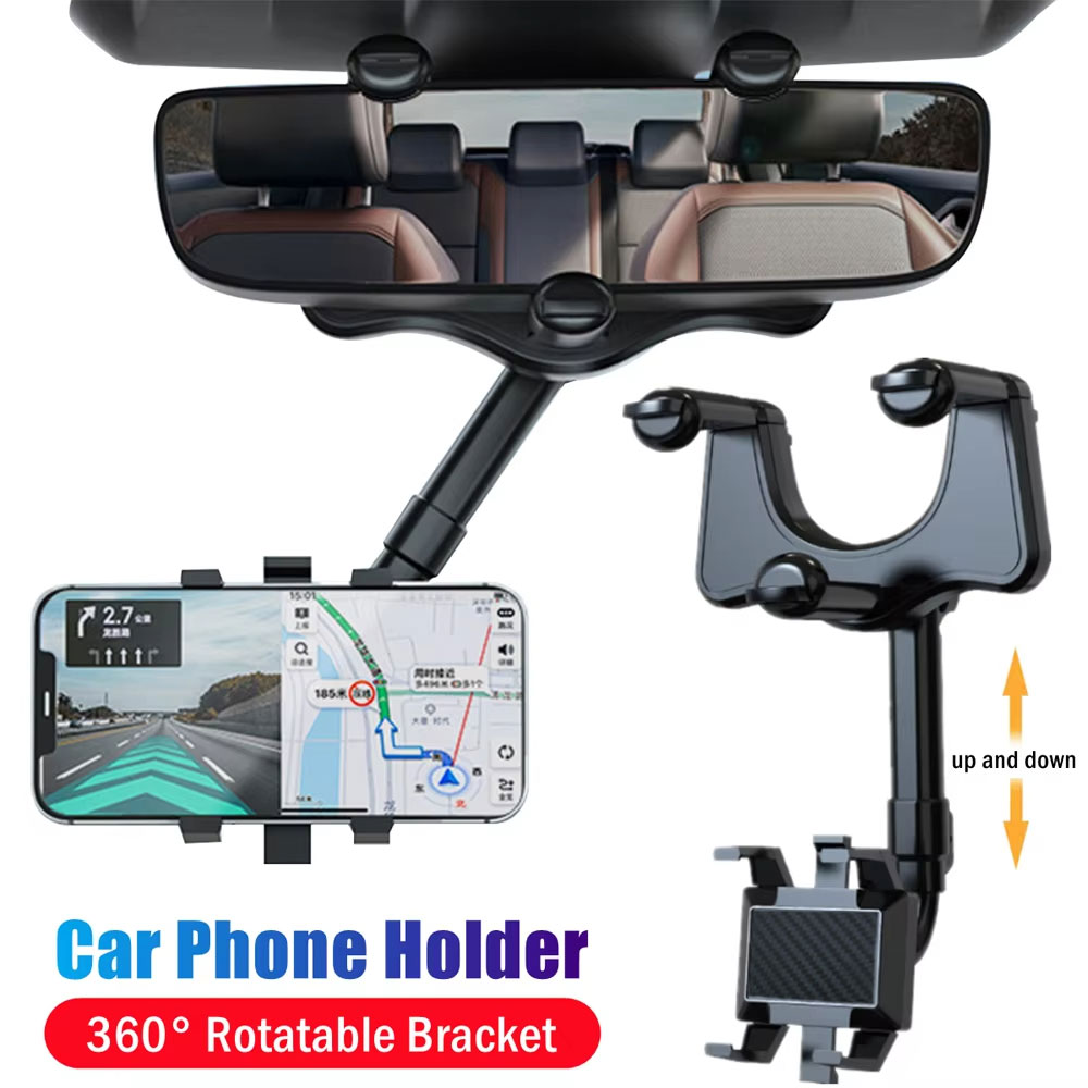 Adjustable Car Rearview Mirror - مراجعة Car Accessories Phone Holder وسعره