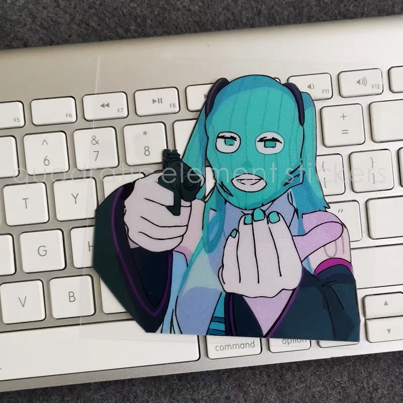 Miku Motorcycle Sticker Water  - مراجعة Car Accessories Girl وسعره
