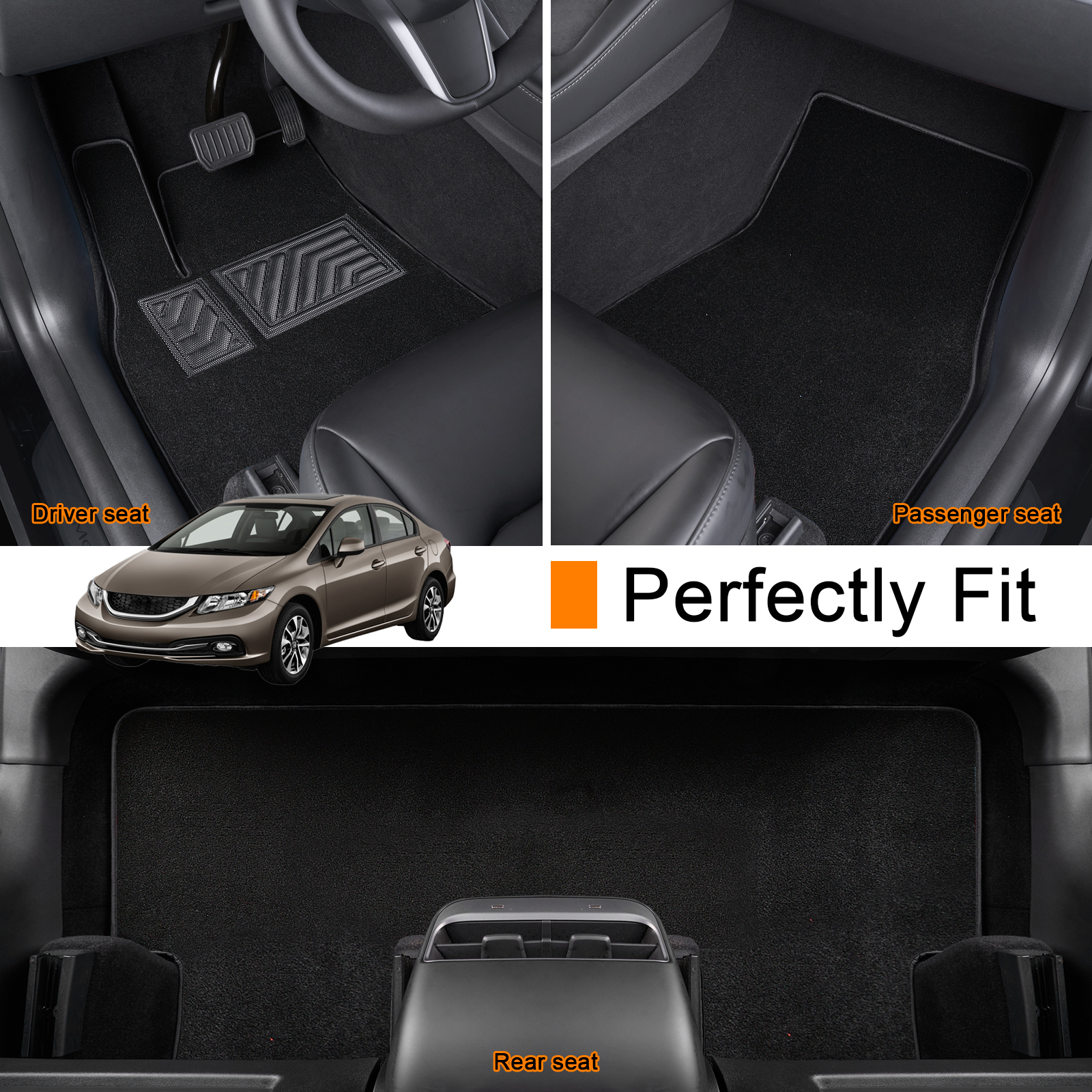 Custom car floor mat for Honda - مراجعة Car Accessories Honda وسعره