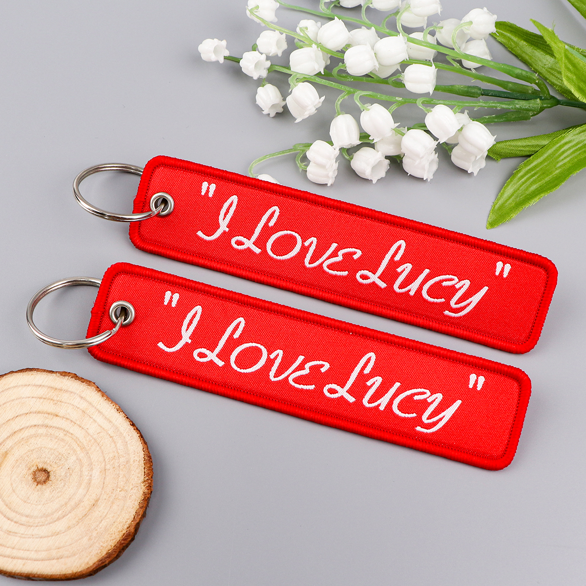 1PCS I Love Lucy Quotation Emb - مراجعة Car Accessories Quotation وسعره