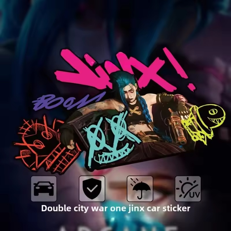 Arcane Jinx Graffiti Reflectiv - مراجعة Car Accessories Nz وسعره