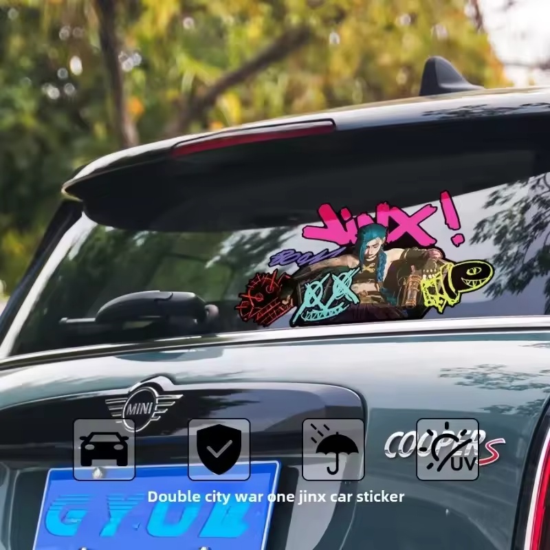 Arcane Jinx Graffiti Reflectiv - مراجعة Car Accessories Nz وسعره