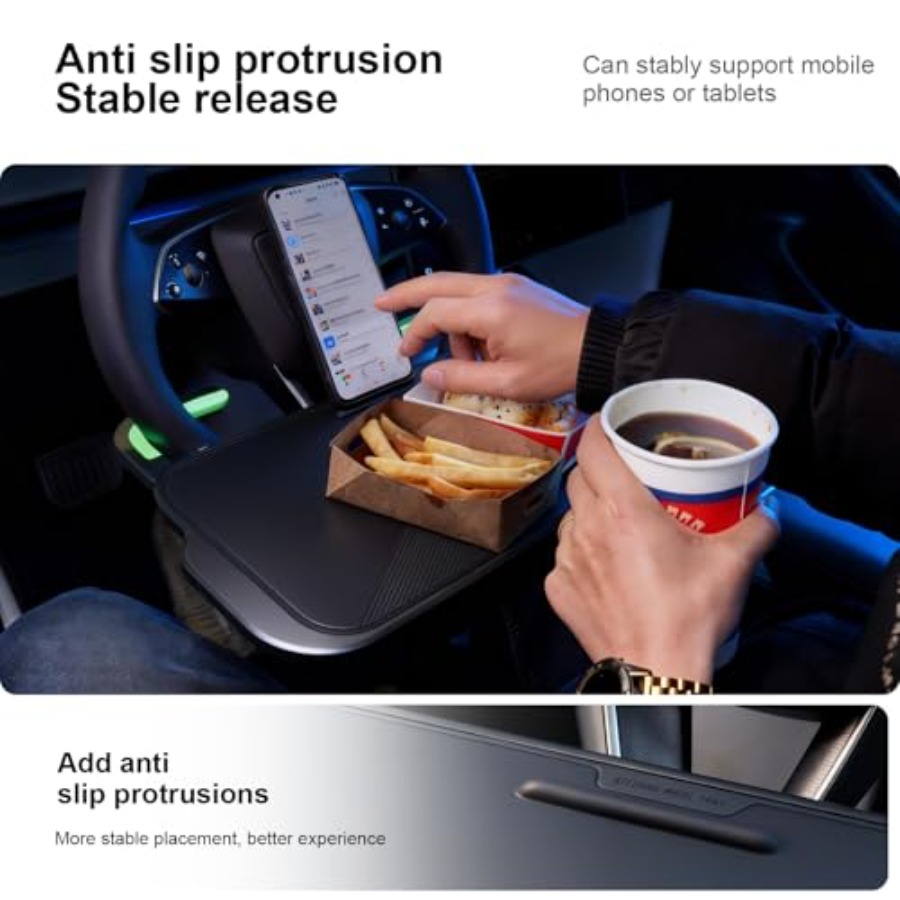 2-in-1 Car Steering Wheel Desk - مراجعة Back Seat Car Table وسعره