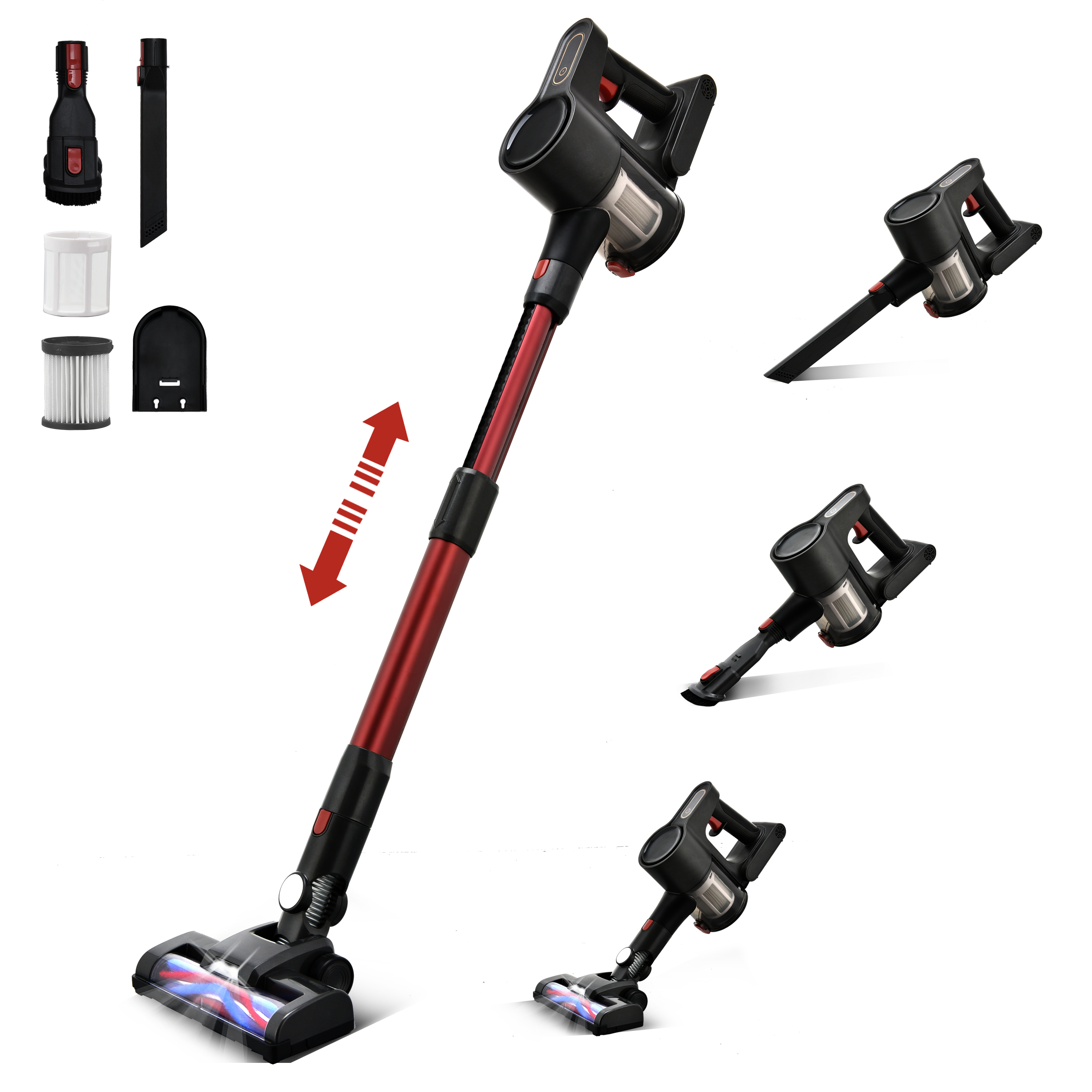 Cordless Professional LED Ligh - مراجعة Car Vacuum Cleaner وسعره