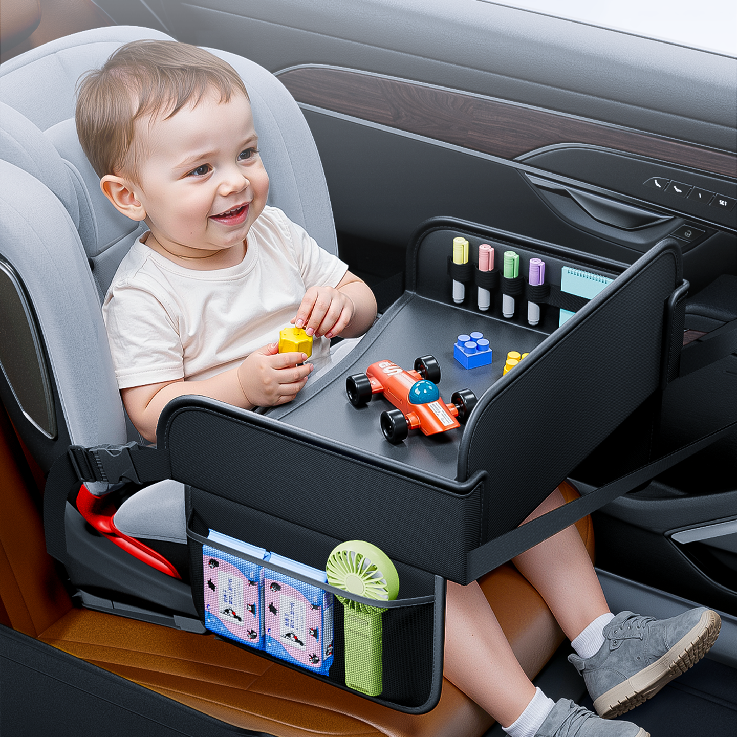 Child Car Dining Drawing Table - مراجعة Back Seat Car Table وسعره