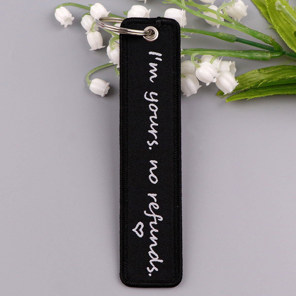 Black Embroidery Key Fob Rock  - مراجعة Car Accessories Quotation وسعره