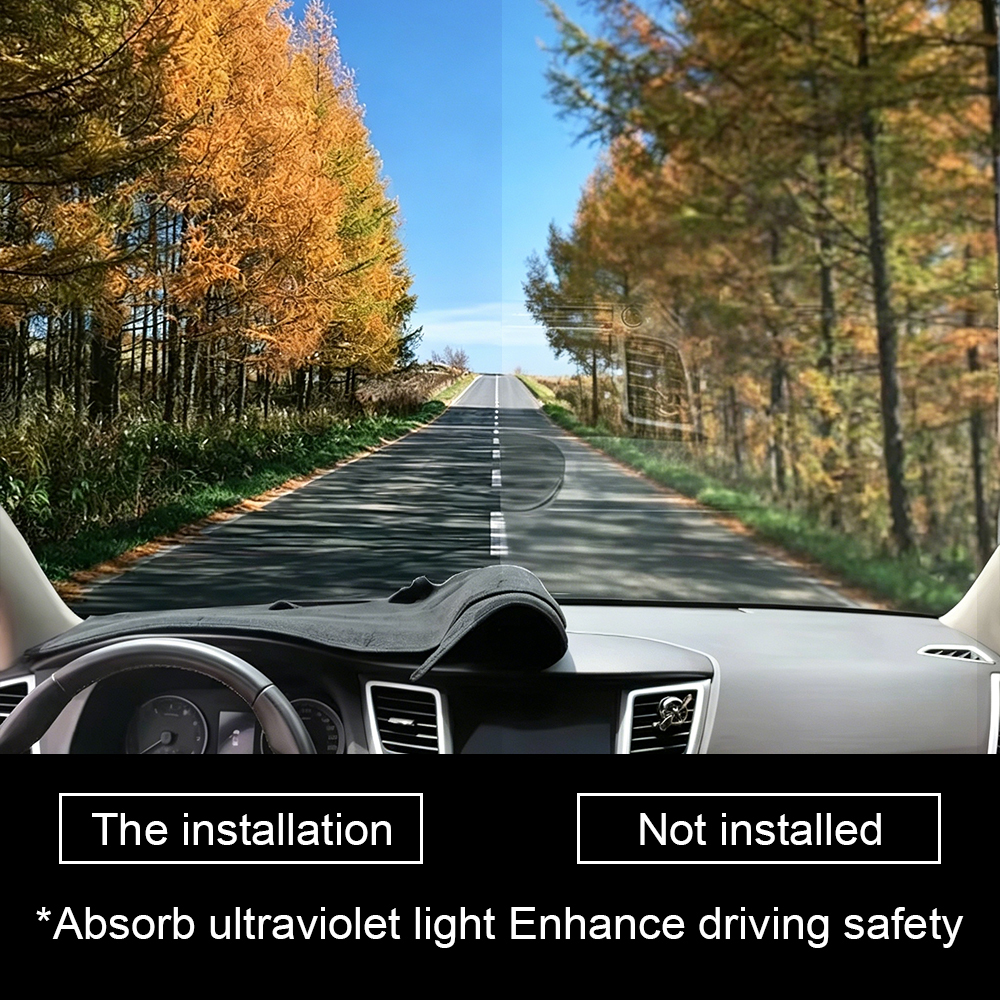 Flannel Car Dashboard Cover Fo - مراجعة Car Accessories Exterior وسعره