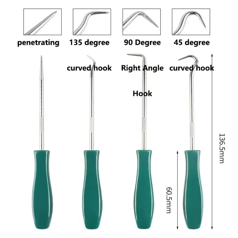 4Pcs 135mm Oil Seal Pick Hooks - مراجعة Car Accessories Workshop وسعره