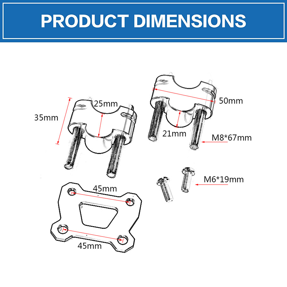 MT07 Handlebar Riser Handle Ba - مراجعة Car Accessories Xuv 700 وسعره