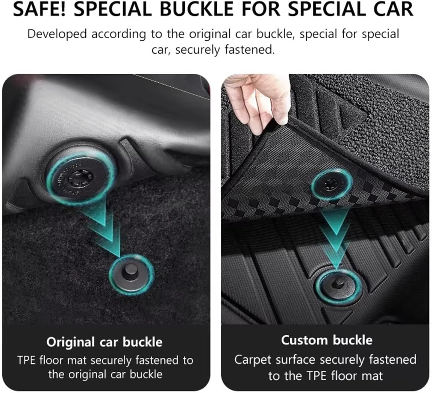 TPE Full Coverage Car Floor Ma - مراجعة Car Floor Mat Rubber وسعره