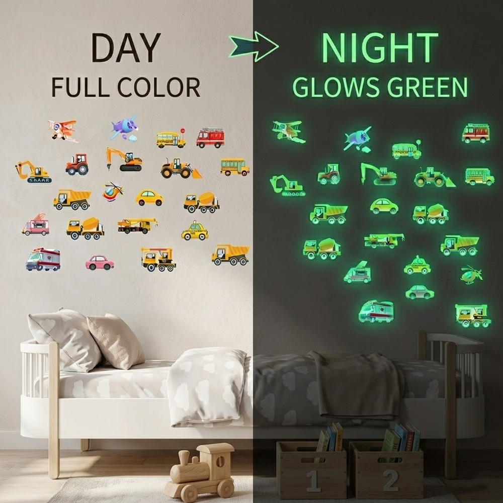 Luminous Car Wall Sticker 21Pc - مراجعة Car Accessories Nz وسعره