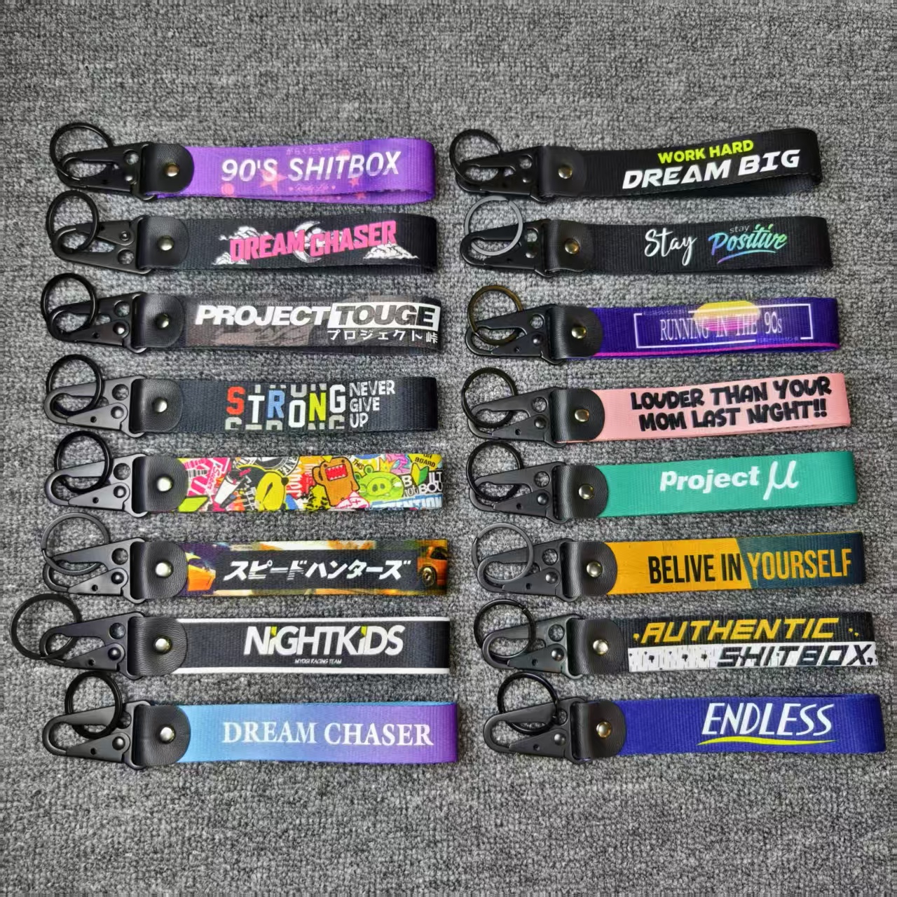 JDM Key Tags Keychain Quotatio - مراجعة Car Accessories Quotation وسعره
