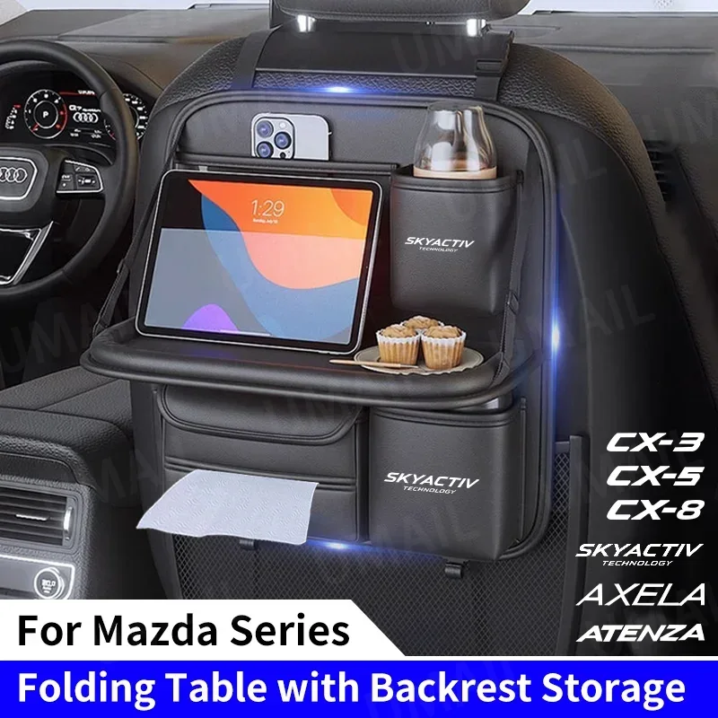 Car Seat Back Storage Bag with - مراجعة Back Seat Car Table وسعره