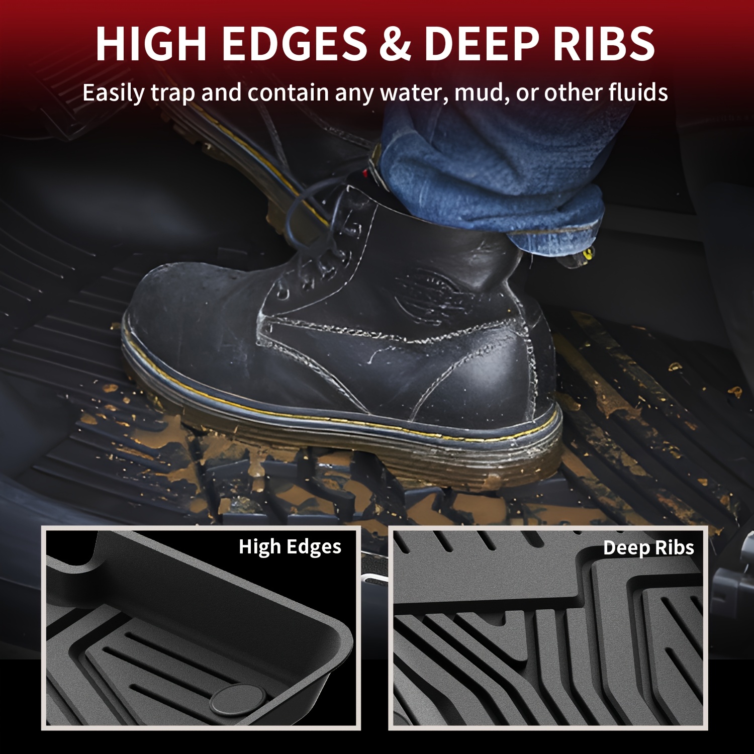TPE Car Floor Mats For Toyota  - مراجعة Car Floor Mat Rubber وسعره