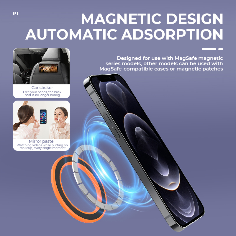 For Magsafe Strong Magnetic Ri - مراجعة Car Accessories Phone Holder وسعره