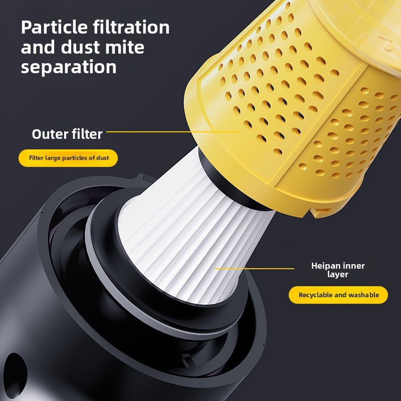 4 in 1 Green Light Car Vacuum  - مراجعة Car Vacuum Cleaner وسعره