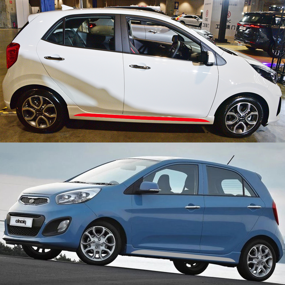 2PCS Car Side Door Skirt Strip - مراجعة Car Accessories Nz وسعره