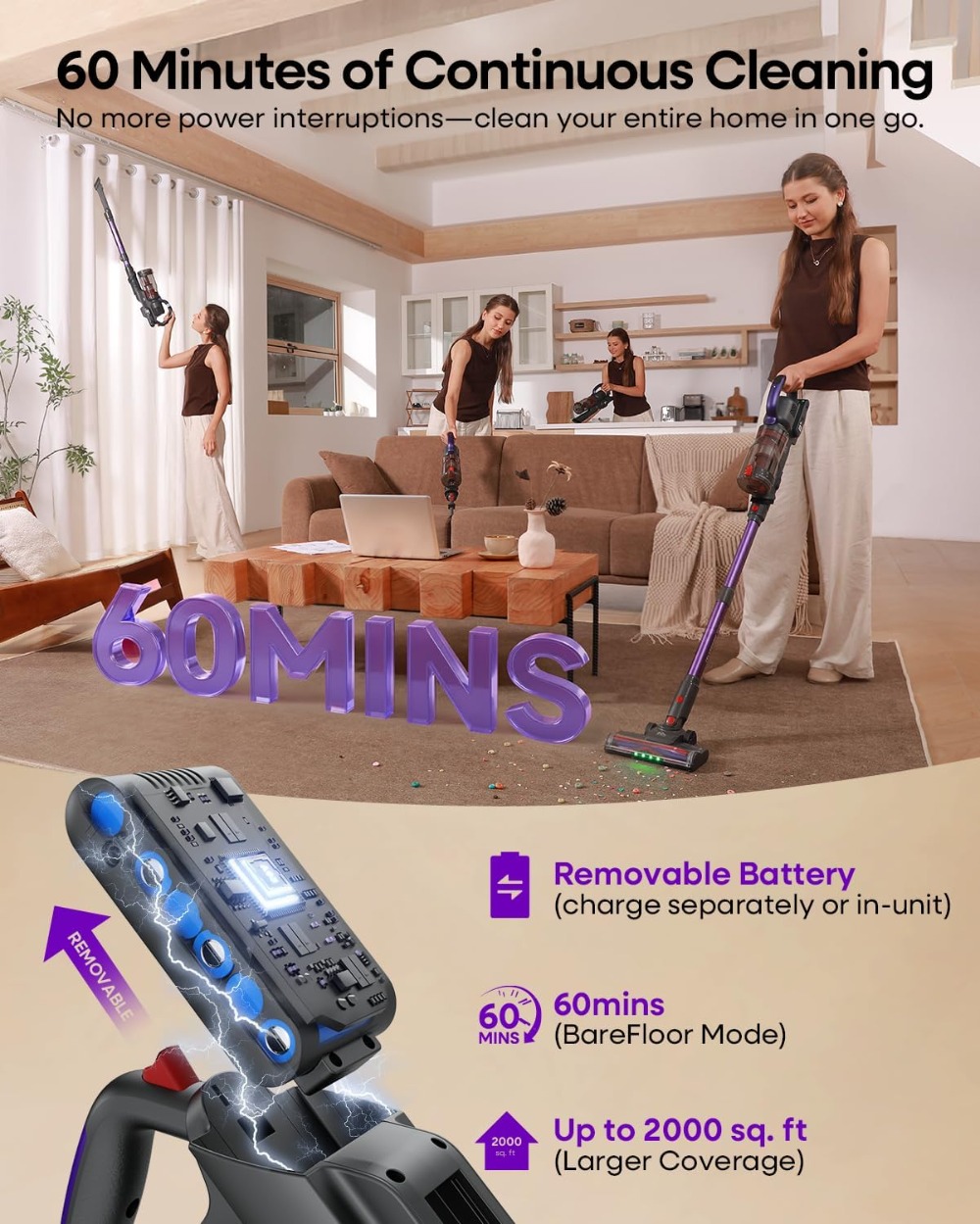 Cordless Vacuum Cleaner 45KPA, - مراجعة Car Vacuum Cleaner وسعره