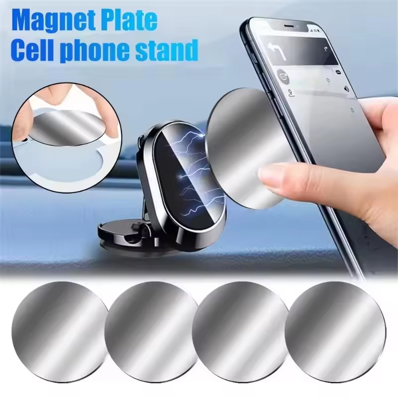 50/1PCS Metal Plate Disk for M - مراجعة Car Accessories Phone Holder وسعره